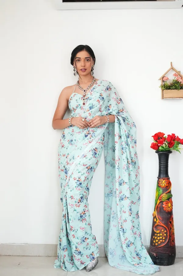 READY_TO_WEAR_MULTICOLOR_TRENDY_1-MINUTE__GEORGETTE_SAREE
