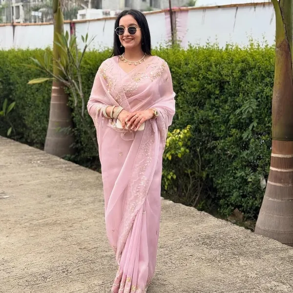 Rossette_Pink_Soft_Organza_Silk_Handwork_Saree
