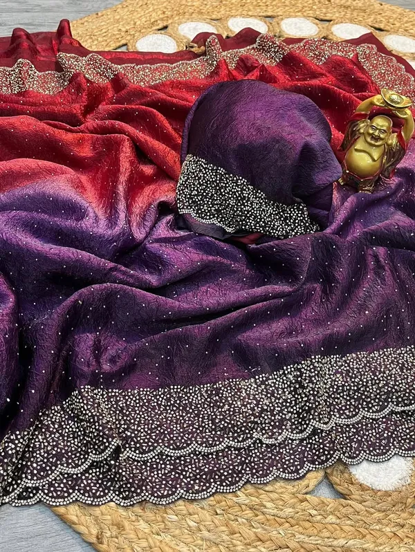 Purple_and_Wine_Shaded_Soft_Silk_Handwork_Designer_Saree