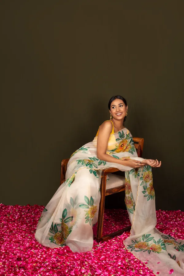 Cream_Organza_Motiwork_Embroidered_Saree