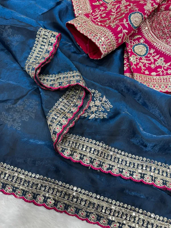 Navy_Space_Satin_Silk_Embroidered_Saree