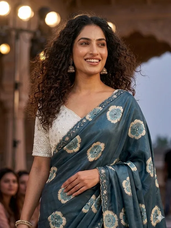 Blue_Malai_Silk_Embroidered_Saree