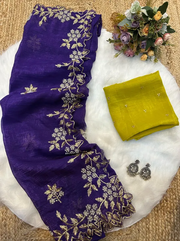 Violet_Crush_Silk_Moti_Embroidered_Saree