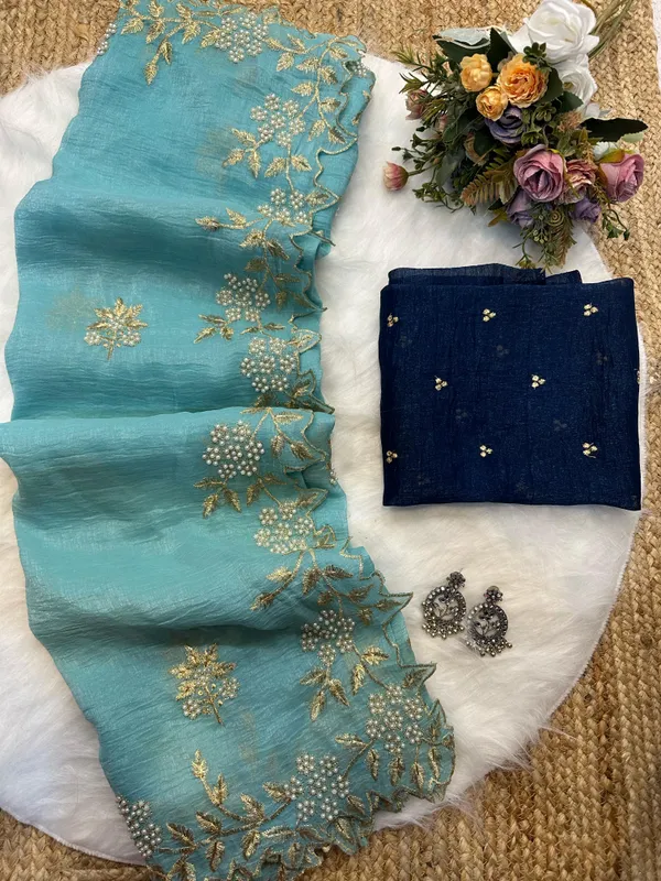 Blue_Crush_Silk_Moti_Embroidered_Saree