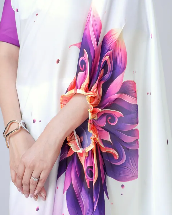 Purple_Trendy_Free-Hand_Mandalaa_Print_Saree