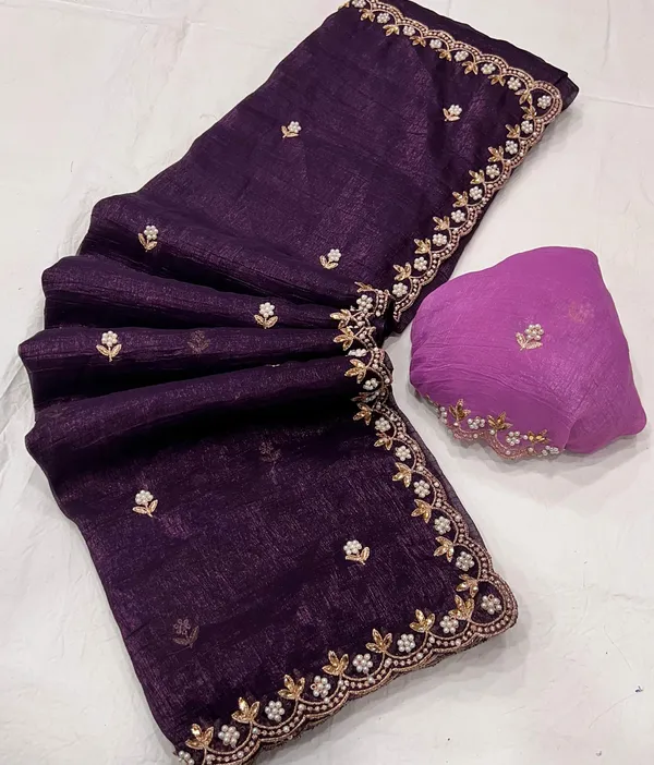 Purple_Crush_Silk_Moti_Embroidered_Saree
