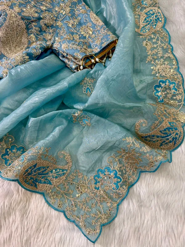 Blue_Crystal_Silk_With_Embroidered_Saree