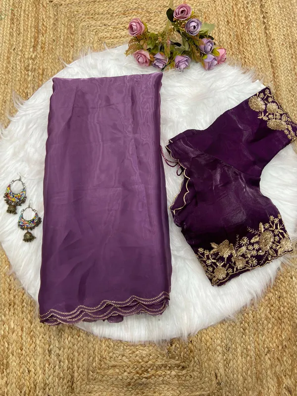 PURPLE_SOFT_JIMMY_CHOO_EMBROIDERED_SAREE