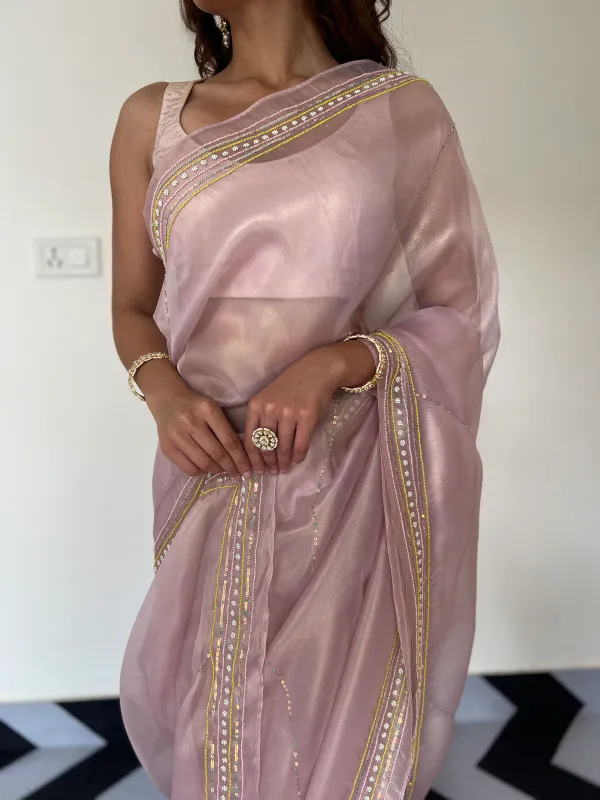 Rossette_Pink_Soft_Organza_Silk_Handwork_Saree