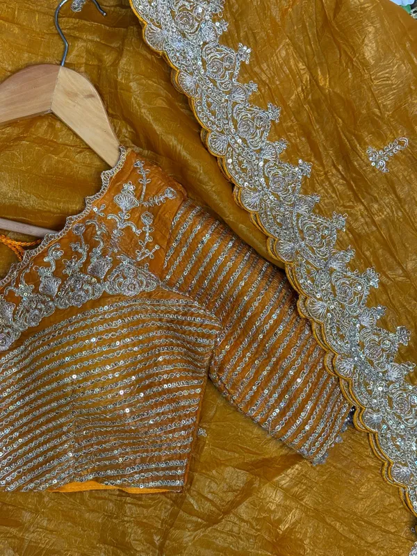 Mustard_Classic_Embroidered_Designer_Saree