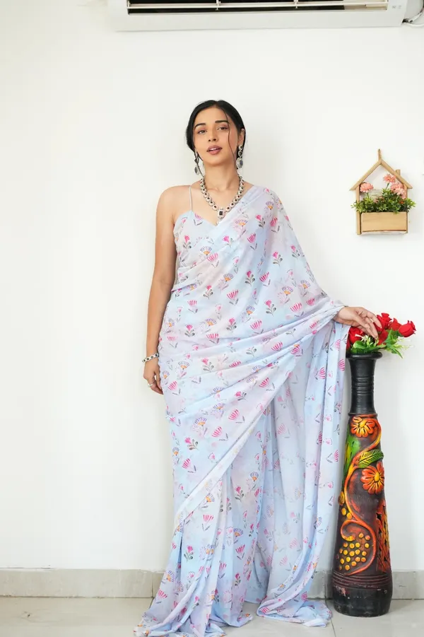 READY_TO_WEAR_MULTICOLOR_TRENDY_1-MINUTE__GEORGETTE_SAREE