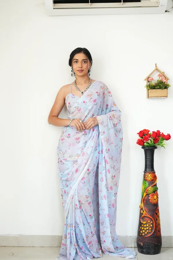 READY_TO_WEAR_MULTICOLOR_TRENDY_1-MINUTE__GEORGETTE_SAREE