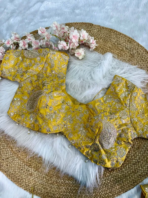 Yellow_Crystal_Silk_With_Embroidered_Saree