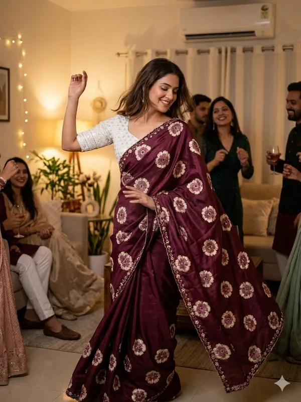 Wine_Malai_Silk_Embroidered_Saree