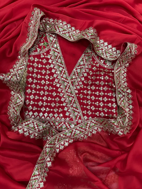 Cherry_Red_Space_Silk_With_Embroidered_Saree