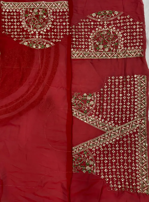 Cherry_Red_Space_Silk_With_Embroidered_Saree