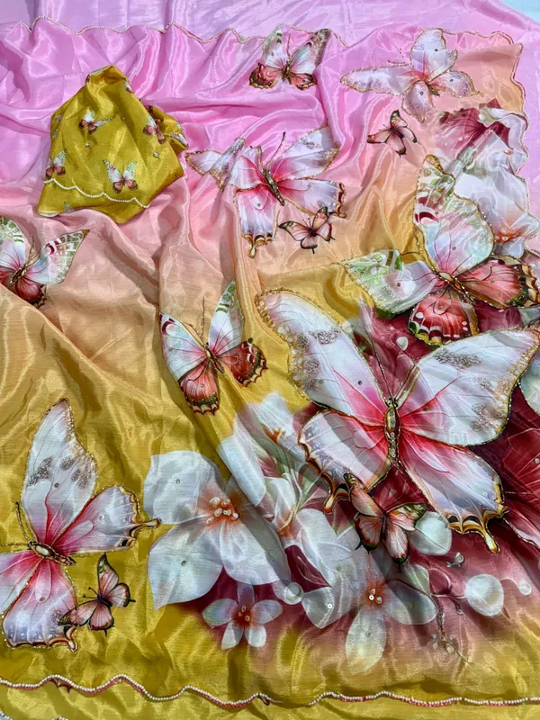 Multicolor_Katdana_and_Beads_Hand-Embroidered_Saree