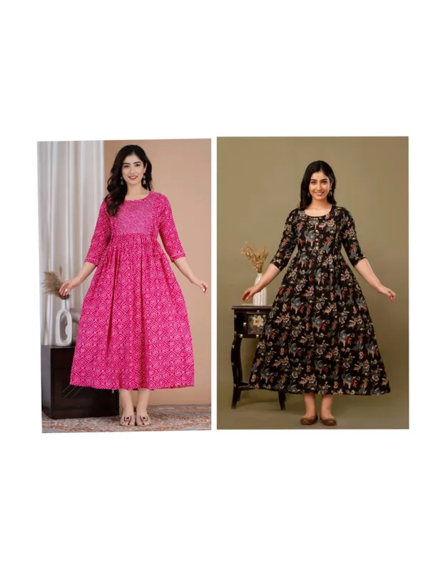 Black_fly_Blossom_Cotton_Printed_Maternity_And_Feeding_Kurti_Combo_Of_2