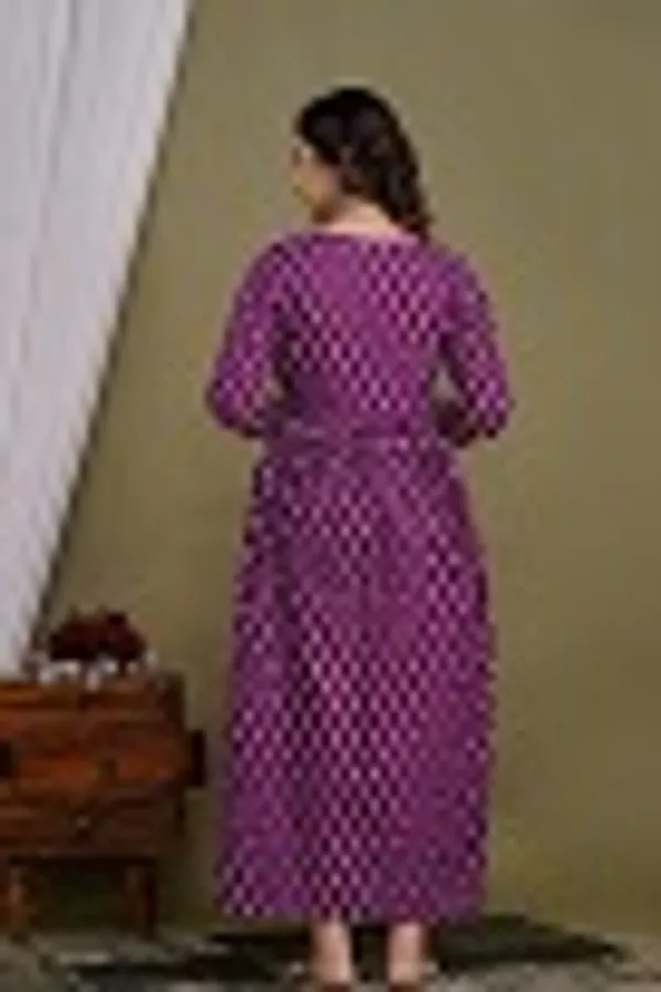 Black_fly_Purple__Cotton_Printed_Maternity_And_Feeding_Kurti_Combo_Of_2
