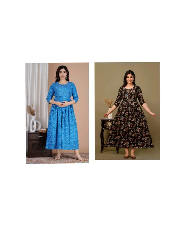 Black_fly_baby__Cotton_Printed_Maternity_And_Feeding_Kurti_Combo_Of_2