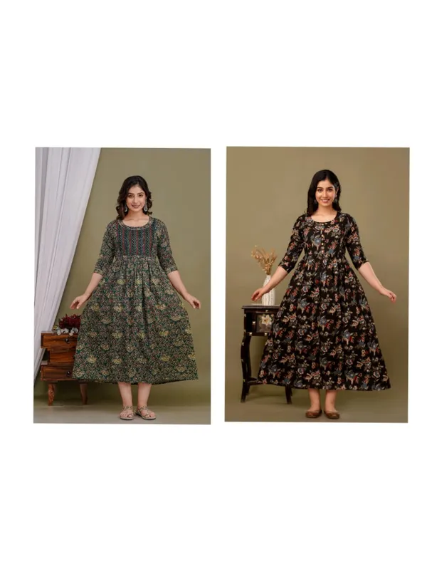 Black_fly_deep_Cotton_Printed_Maternity_And_Feeding_Kurti__Combo_Of_2