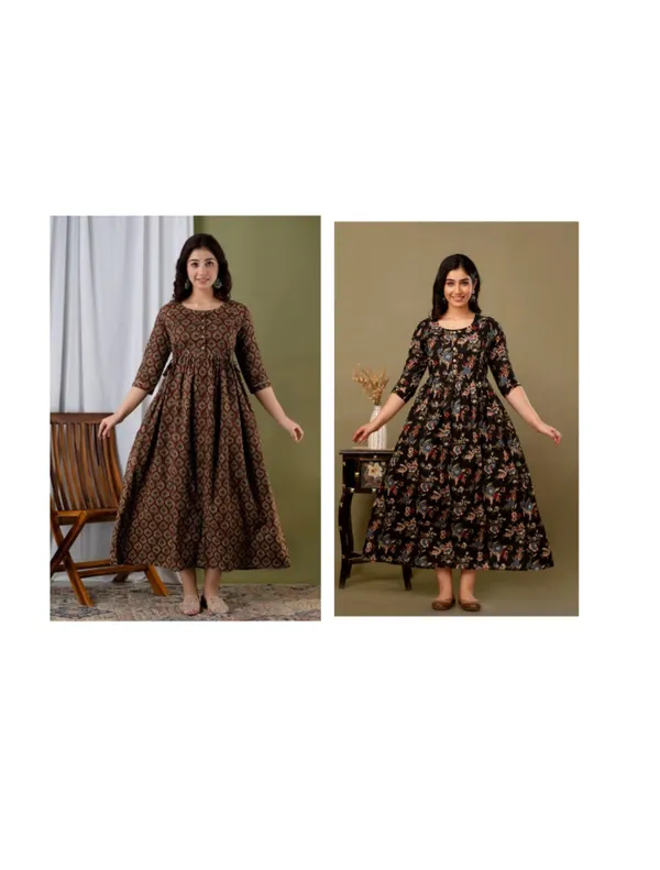 Black_fly_pan_Cotton_Printed_Maternity_And_Feeding_Kurti__Combo_Of_2