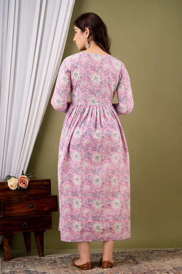 Black_fly_pekachu_Cotton_Printed_Maternity_And_Feeding_Kurti_Combo_Of_2