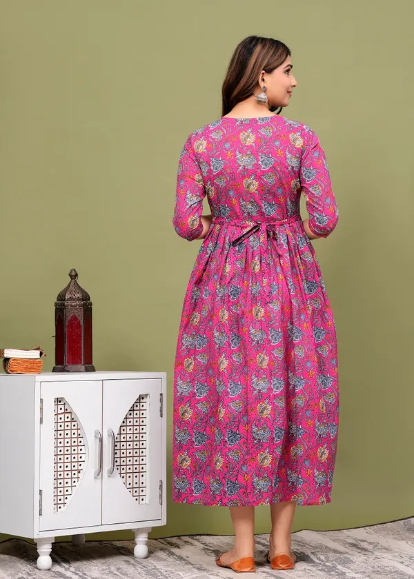 Black_fly_rani_Cotton_Printed_Maternity_And_Feeding_Kurti_Combo_Of_2