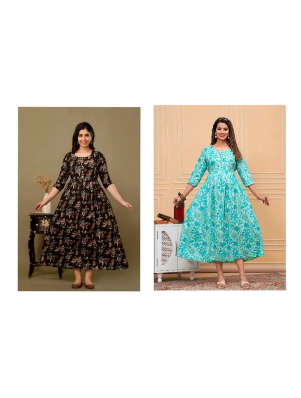 Black_fly_sky_Cotton_Printed_Maternity_And_Feeding_Kurti_Combo_Of_2