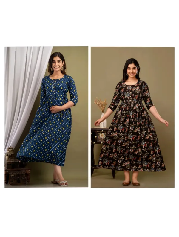 Black_fly_tim_tim_Cotton_Printed_Maternity_And_Feeding_Kurti_Combo_Of_2