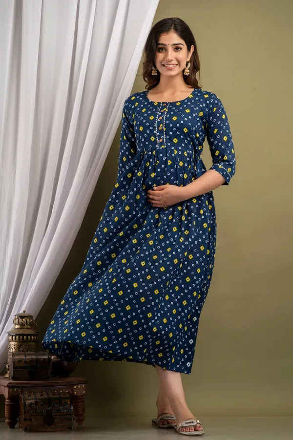 Black_fly_tim_tim_Cotton_Printed_Maternity_And_Feeding_Kurti_Combo_Of_2