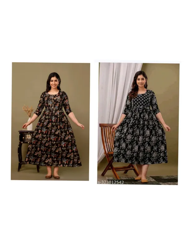 Black_jhoom_Cotton_Printed_Maternity_And_Feeding_Kurti_Combo_Of_2