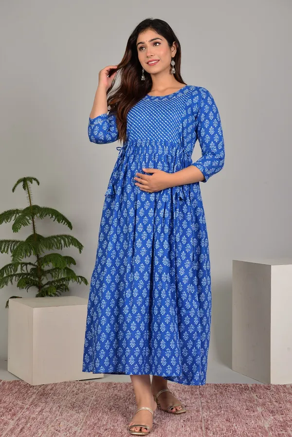Blank_mix_cotton_maternity_and_feeding_kurti_Combo_Of_2