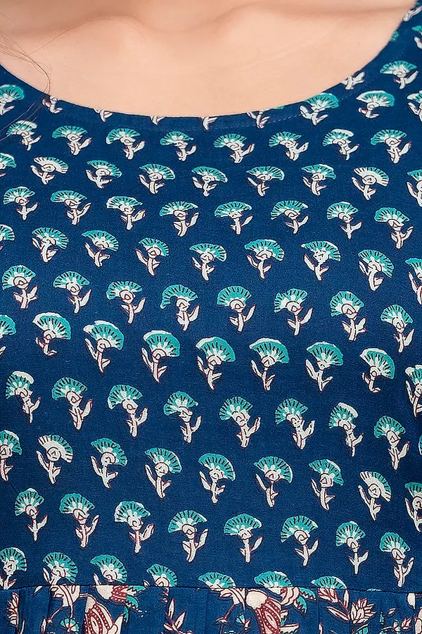 Blue_baby_bubls_cotton_maternity_and_feeding_kurti