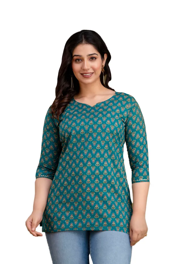 Blue_bee_cotton_printed_top