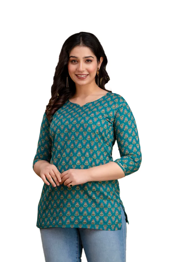 Blue_bee_cotton_printed_top