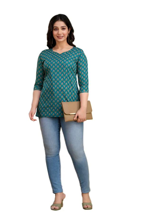 Blue_bee_cotton_printed_top