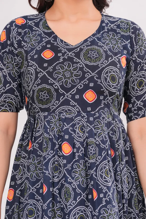 Blue_cundri_cotton_maternity_and_feeding_kurti