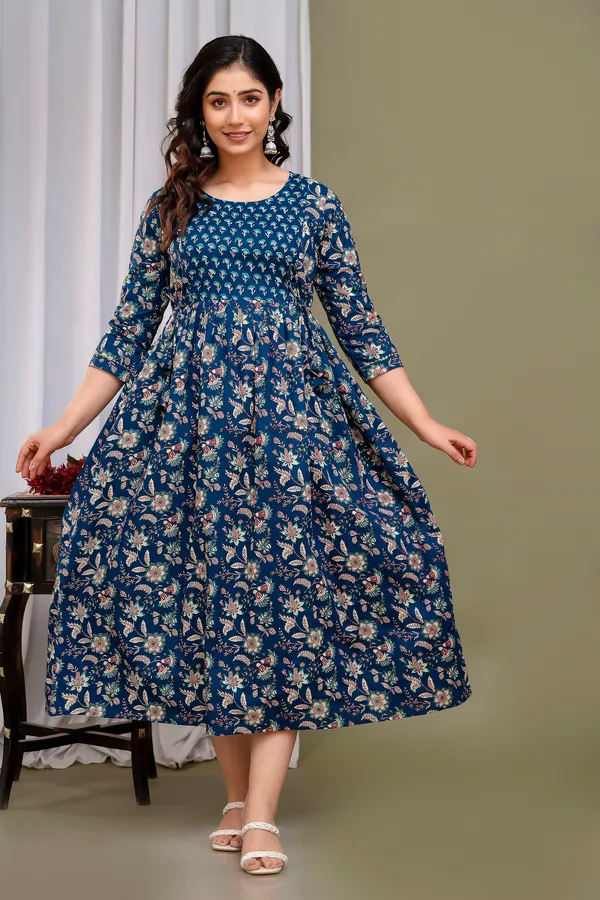Bumper_blossom_Cotton_Maternity_And_Feeding_Kurti__Combo_Of_2