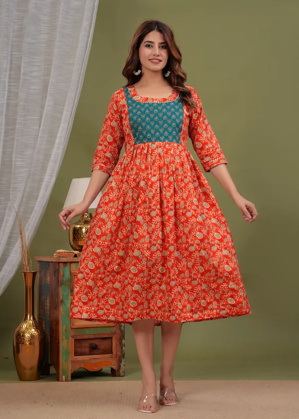 Burming__Cotton_Maternity_And_Feeding_Kurti