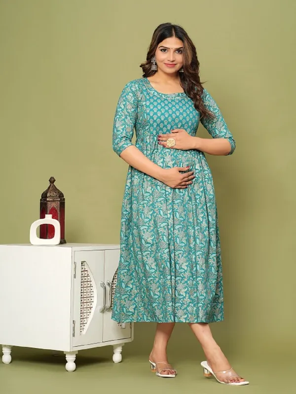 Check_gramer_cotton_maternity_and_feeding_kurti_Combo_Of_2