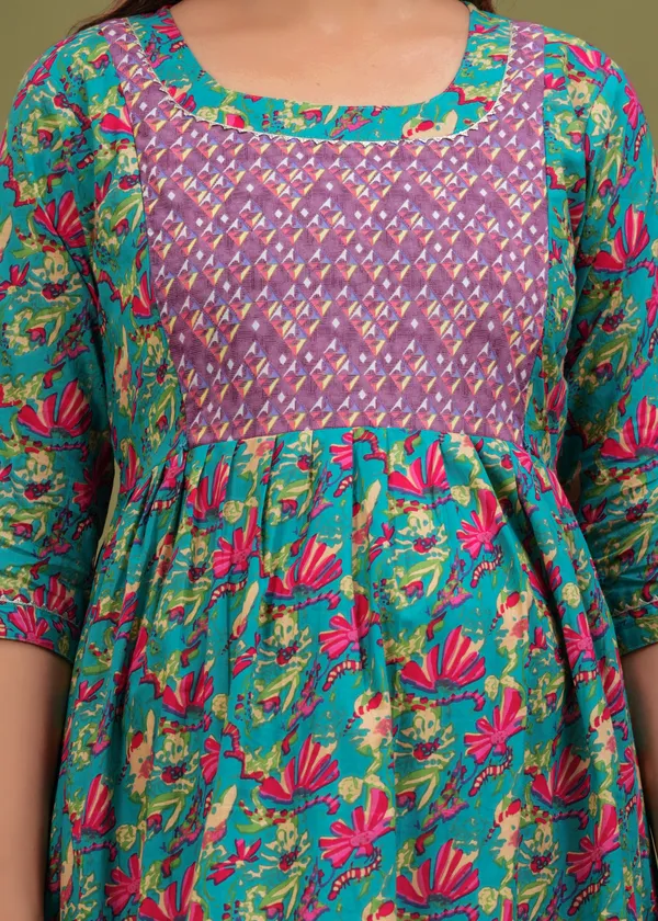 Garles_multi__Cotton_Maternity_And_Feeding_Kurti