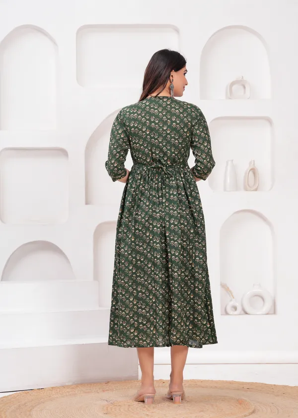 Green_dote_lhar_cotton_maternity_and_feeding_kurti