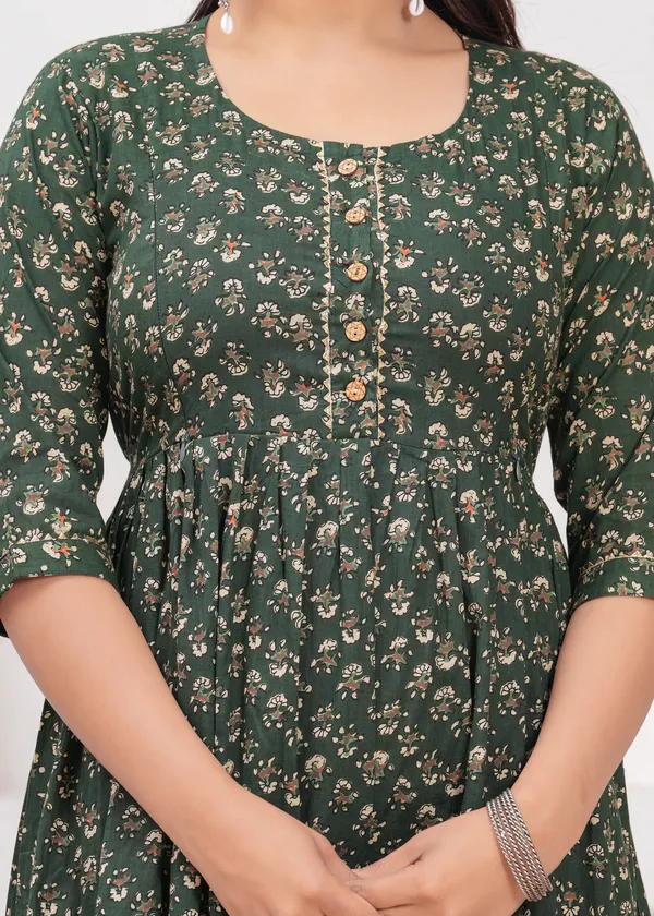 Green_dote_lhar_cotton_maternity_and_feeding_kurti