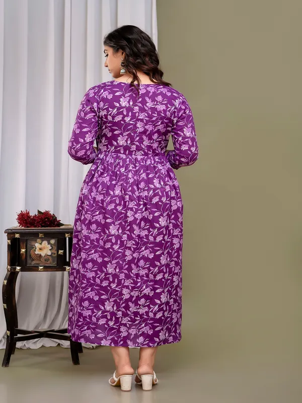 Laher_flower_cotton_maternity_and_feeding_kurticombo_Of_2