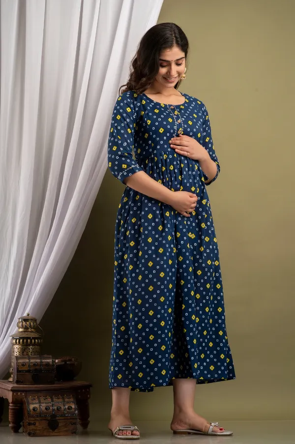 Lahriya_dote_Cotton_Printed_Maternity_And_Feeding_Kurti_Combo_Of_2