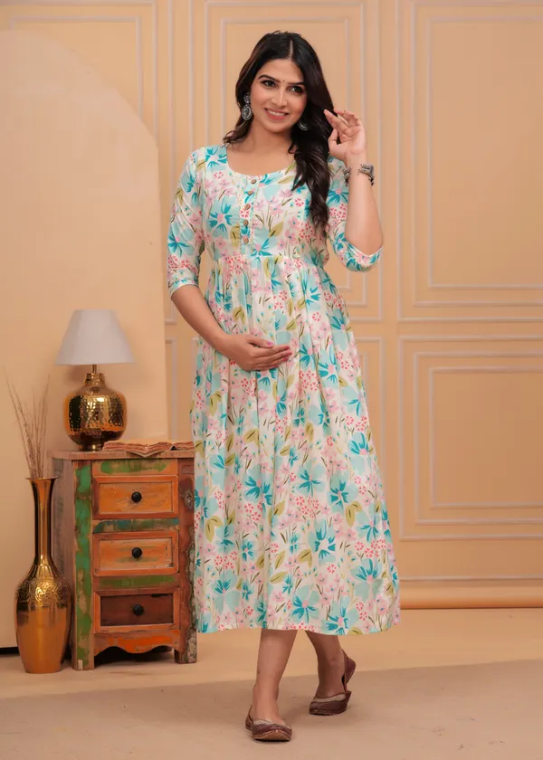 Lavender_cherry_Cotton_Printed_Maternity_And_Feeding_Kurti_Combo_Of_2
