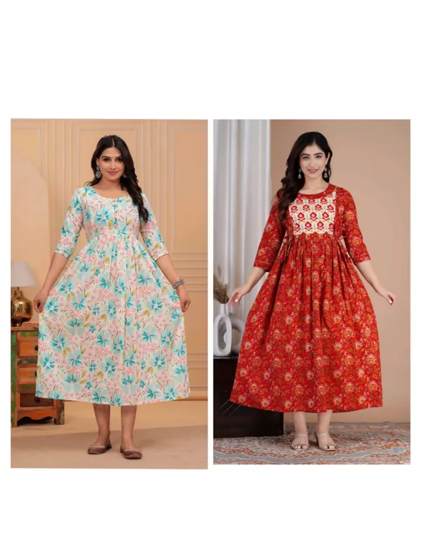 Lavender_cherry_Cotton_Printed_Maternity_And_Feeding_Kurti_Combo_Of_2