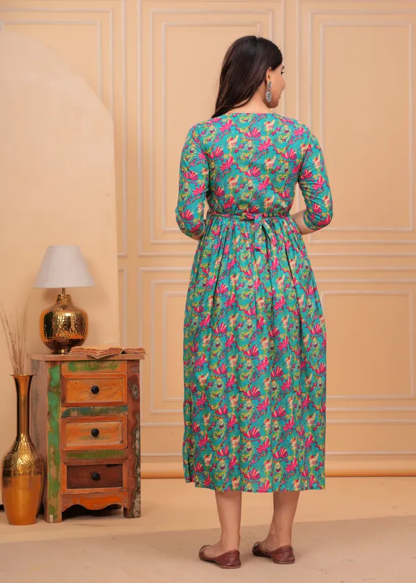 Morni_fly_Cotton_Maternity_And_Feeding_Gown