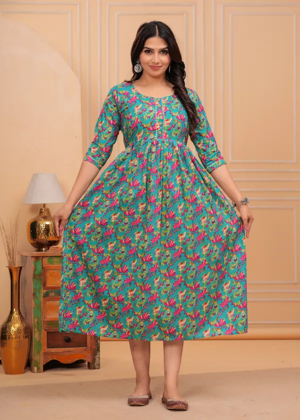 Morni_fly_Cotton_Maternity_And_Feeding_Gown